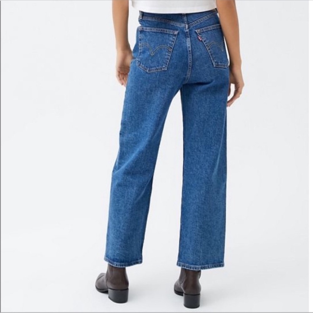 LEVI’S RIBCAGE Super High Rise Straight Jeans Baggy 25 - Picture 4 of 11